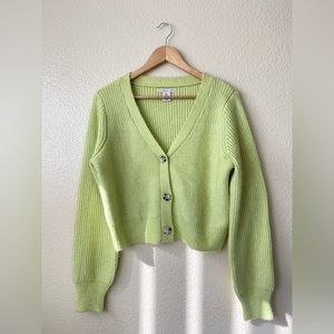 Sincerely Jules green cardigan large